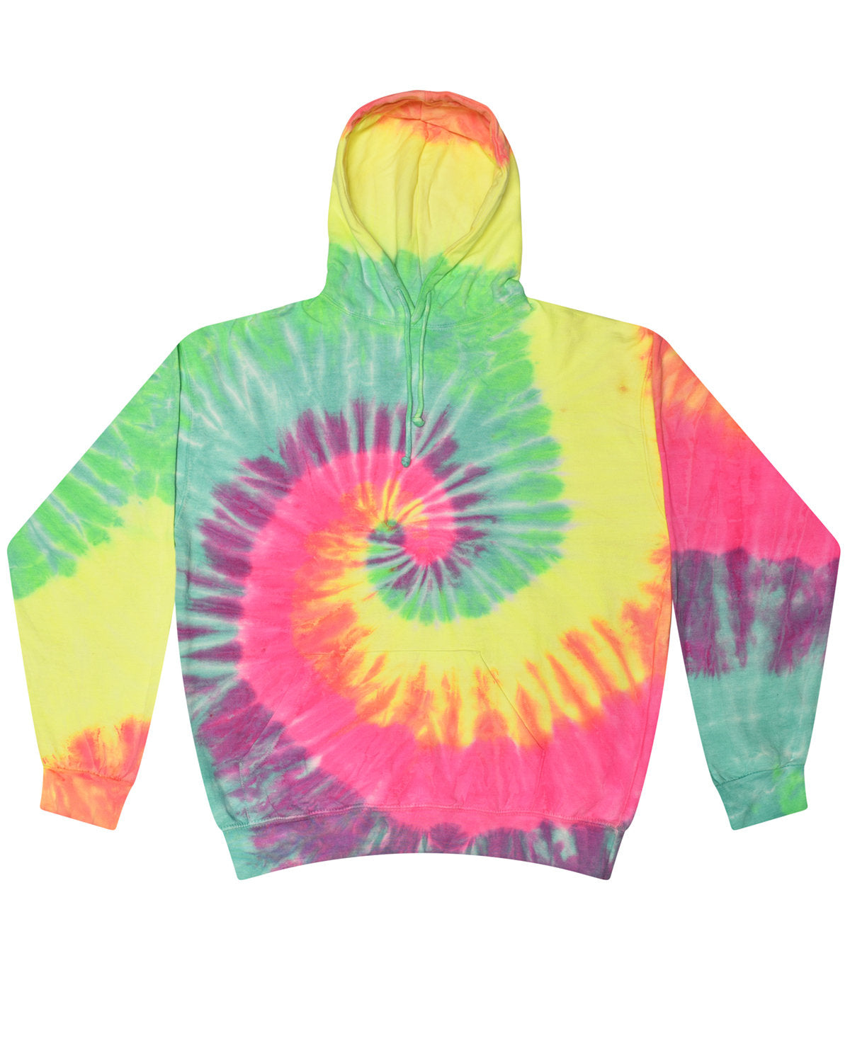 Tie-Dye Adult Tie-Dyed Pullover Hooded Sweatshirt