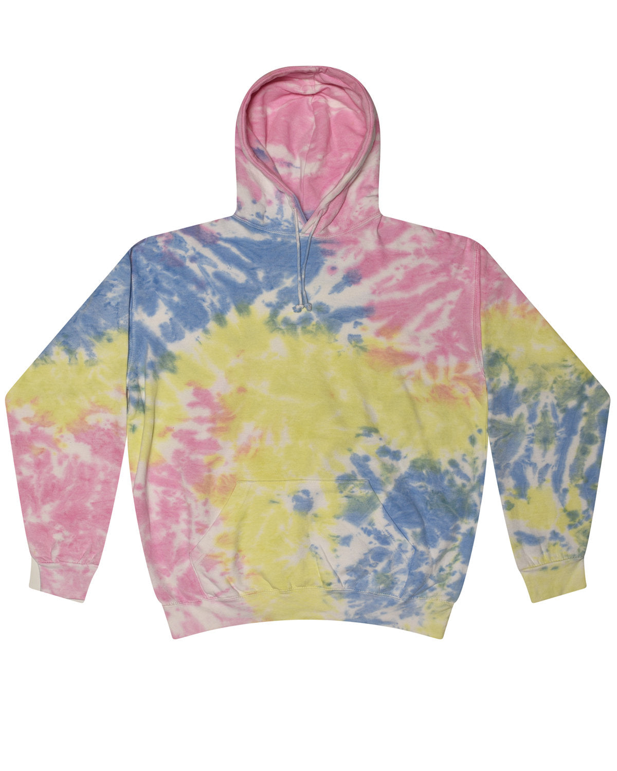 Tie-Dye Adult Tie-Dyed Pullover Hooded Sweatshirt SHERBERT