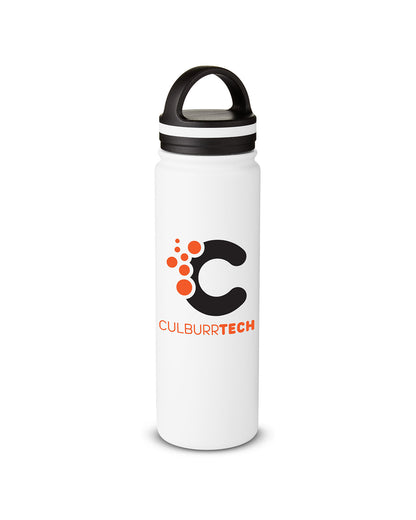 24oz Vacuum Bottle WHITE