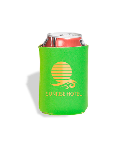 Prime Line Collapsible Insulated Can Cooler Sleeve LIME GREEN