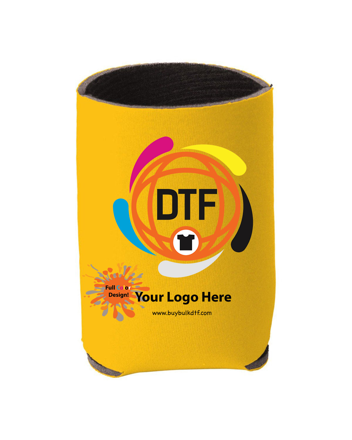 Insulated Can Holder YELLOW