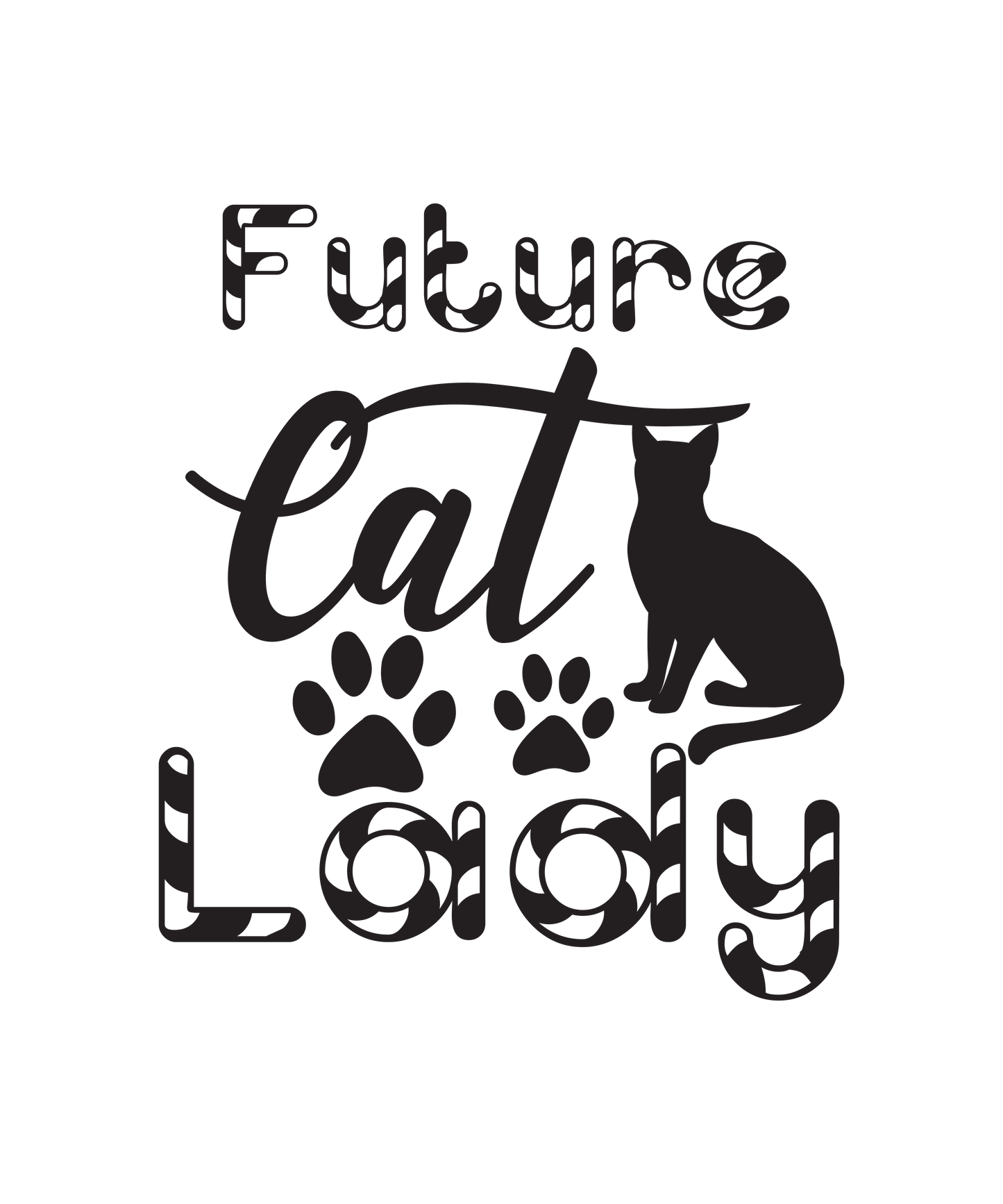 Future Cat Lady - Ready To Press DTF Transfer