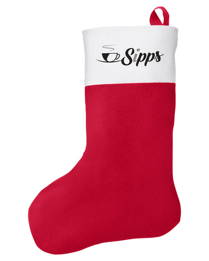 Prime Line Felt Holiday Christmas Stocking RED