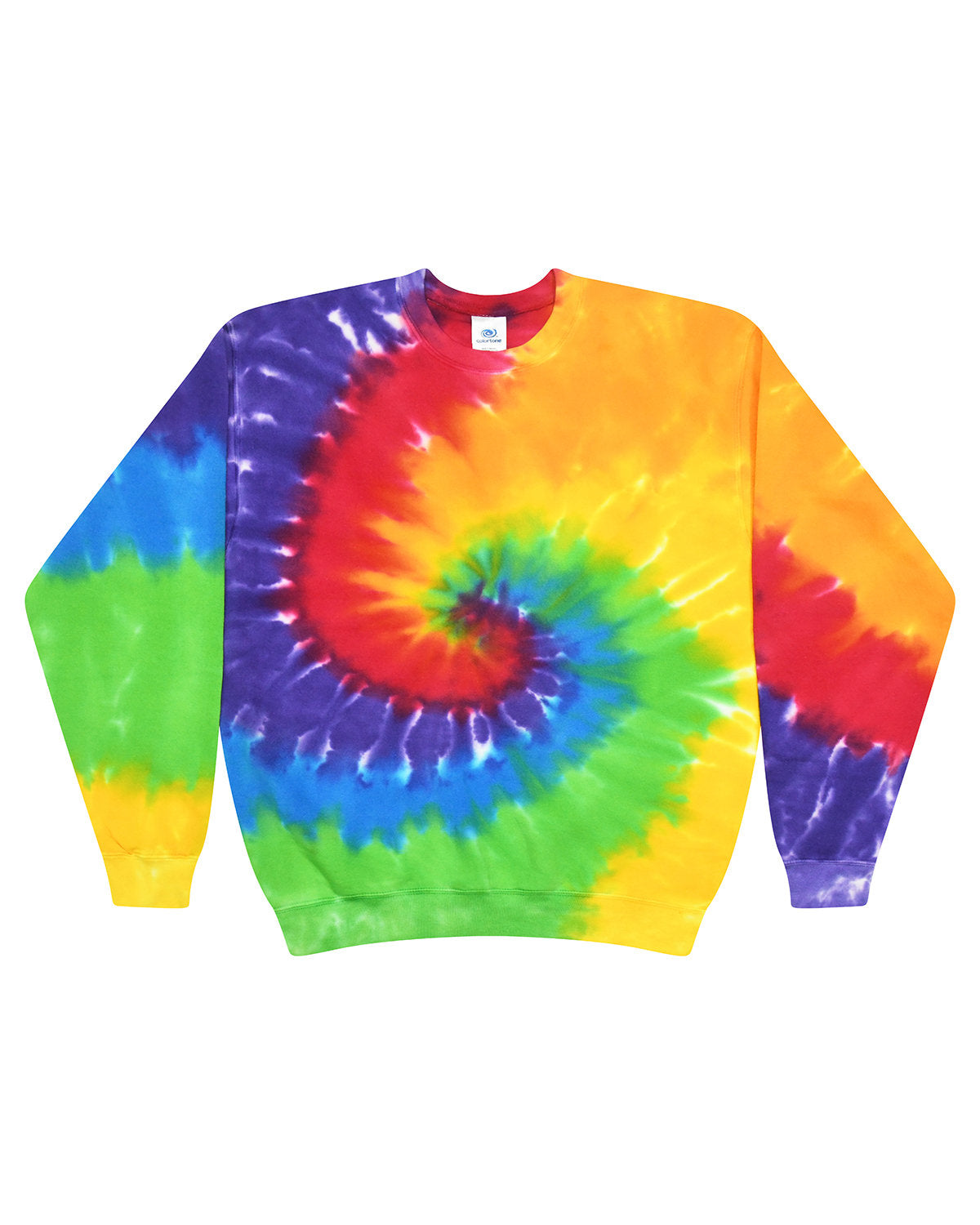 Tie-Dye Adult Crew Neck Sweatshirt PRISM