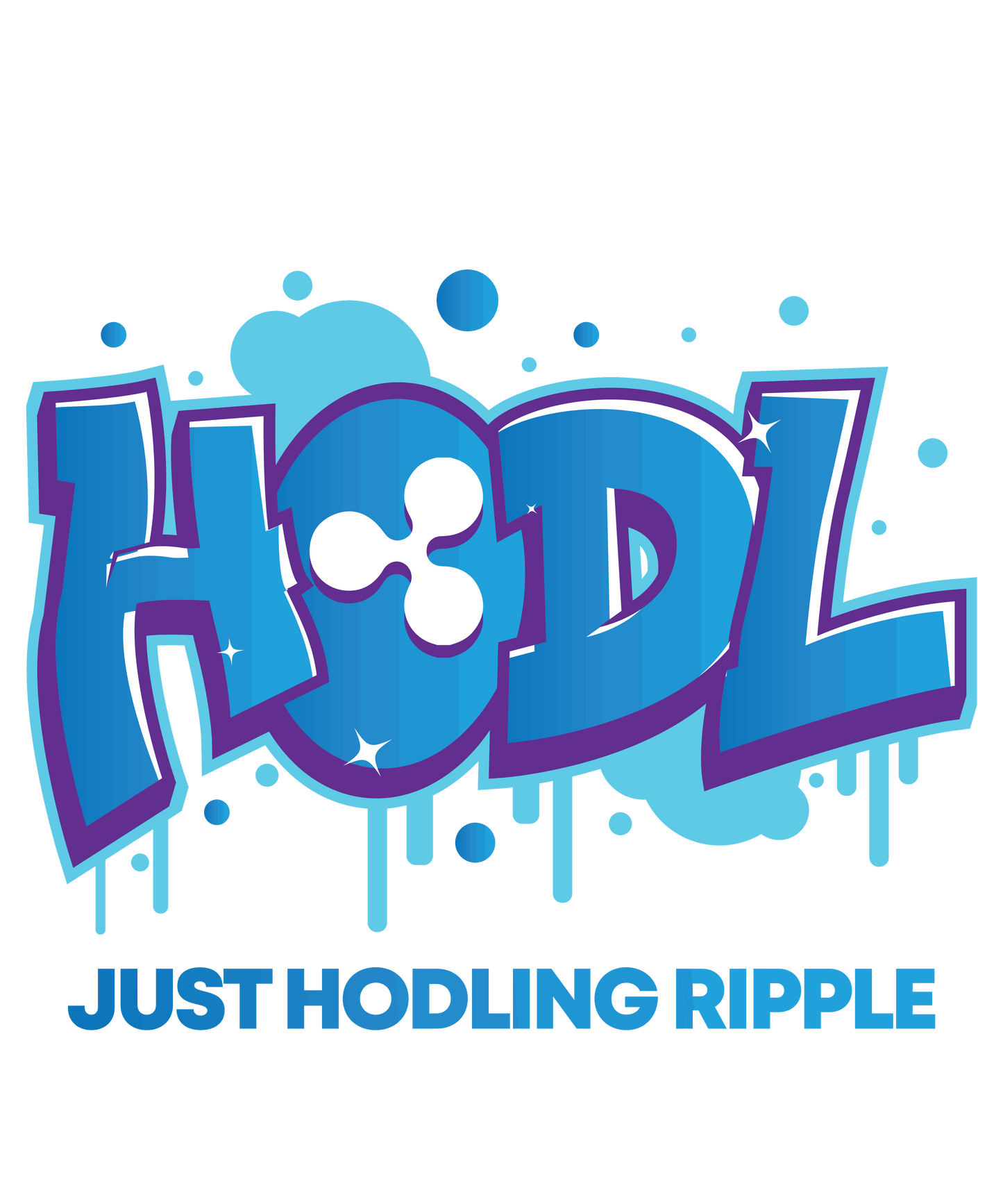 Hodl Ripple Ready To Press DTF Transfer