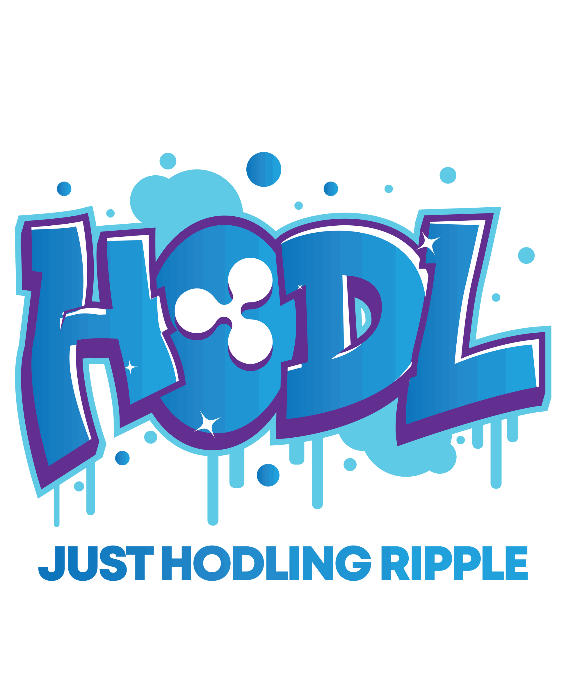 Hodl Ripple Ready To Press DTF Transfer