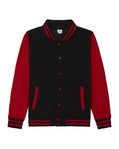 Just Hoods By AWDis Men's Heavyweight Letterman Jacket