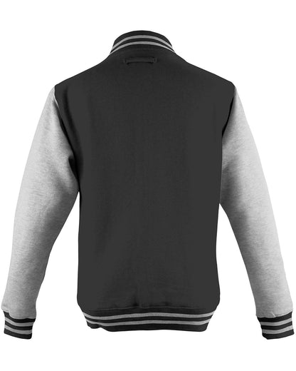 Just Hoods By AWDis Men's Heavyweight Letterman Jacket