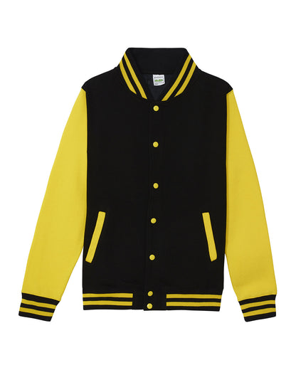 Just Hoods By AWDis Men's Heavyweight Letterman Jacket