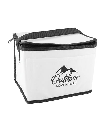 Prime Line Non-Woven Lunch Cooler Bag WHITE