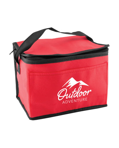 Prime Line Non-Woven Lunch Cooler Bag RED