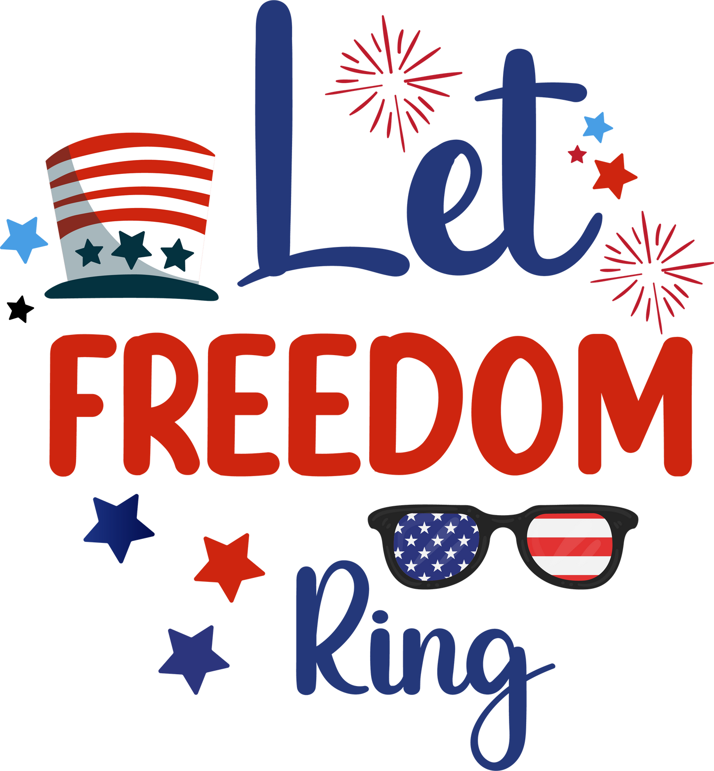 Let Freedom Ring - 1138 Ready to Press DTF Transfer  Buy Bulk DTF   