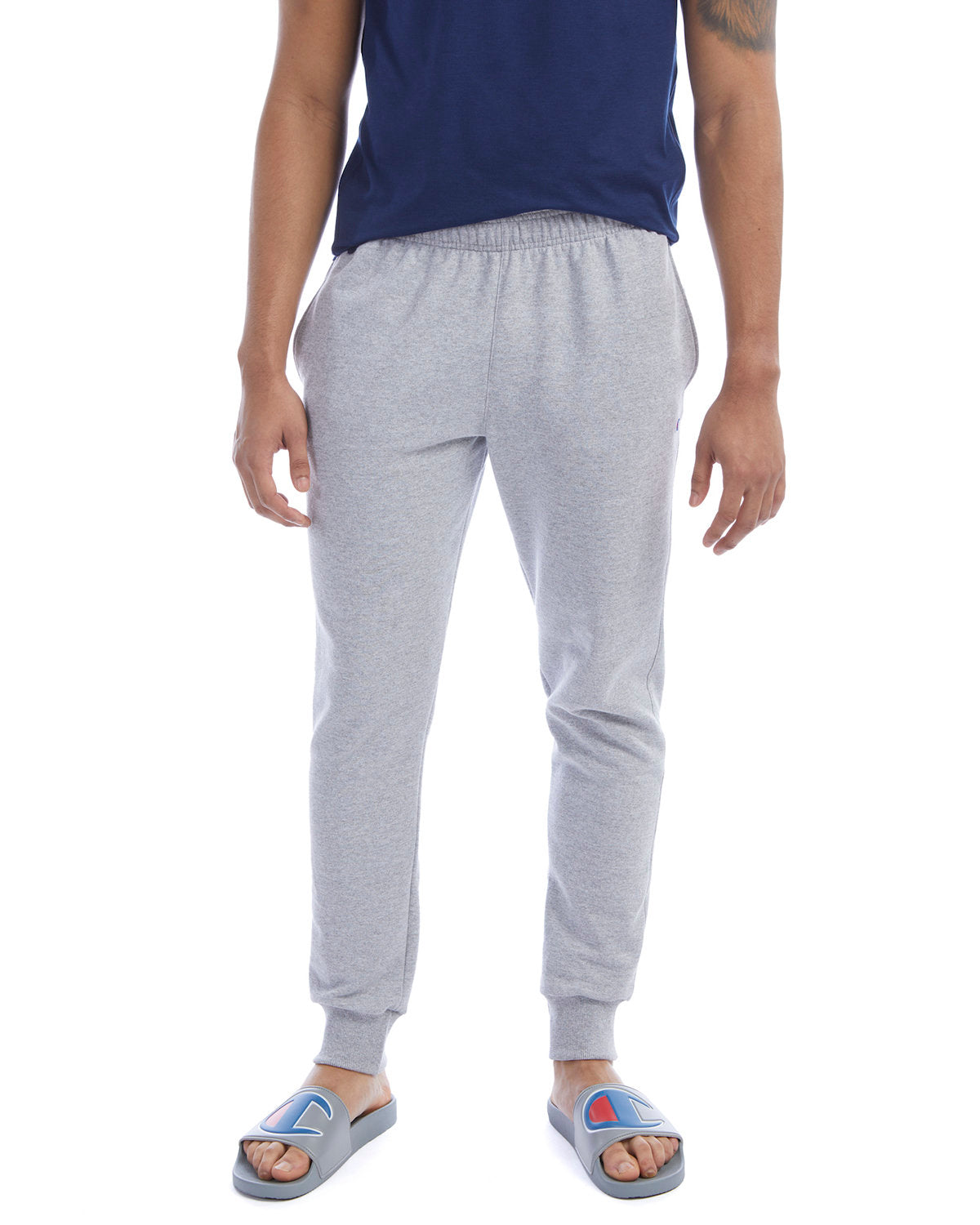 Champion Unisex PowerBlend Fleece Jogger LIGHT STEEL