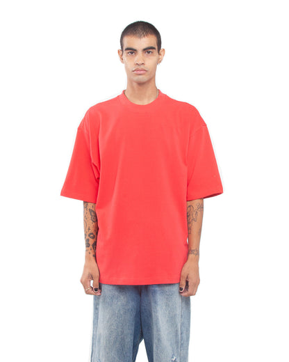 Shaka Wear Men's Garment Dyed Designer T-Shirt RED