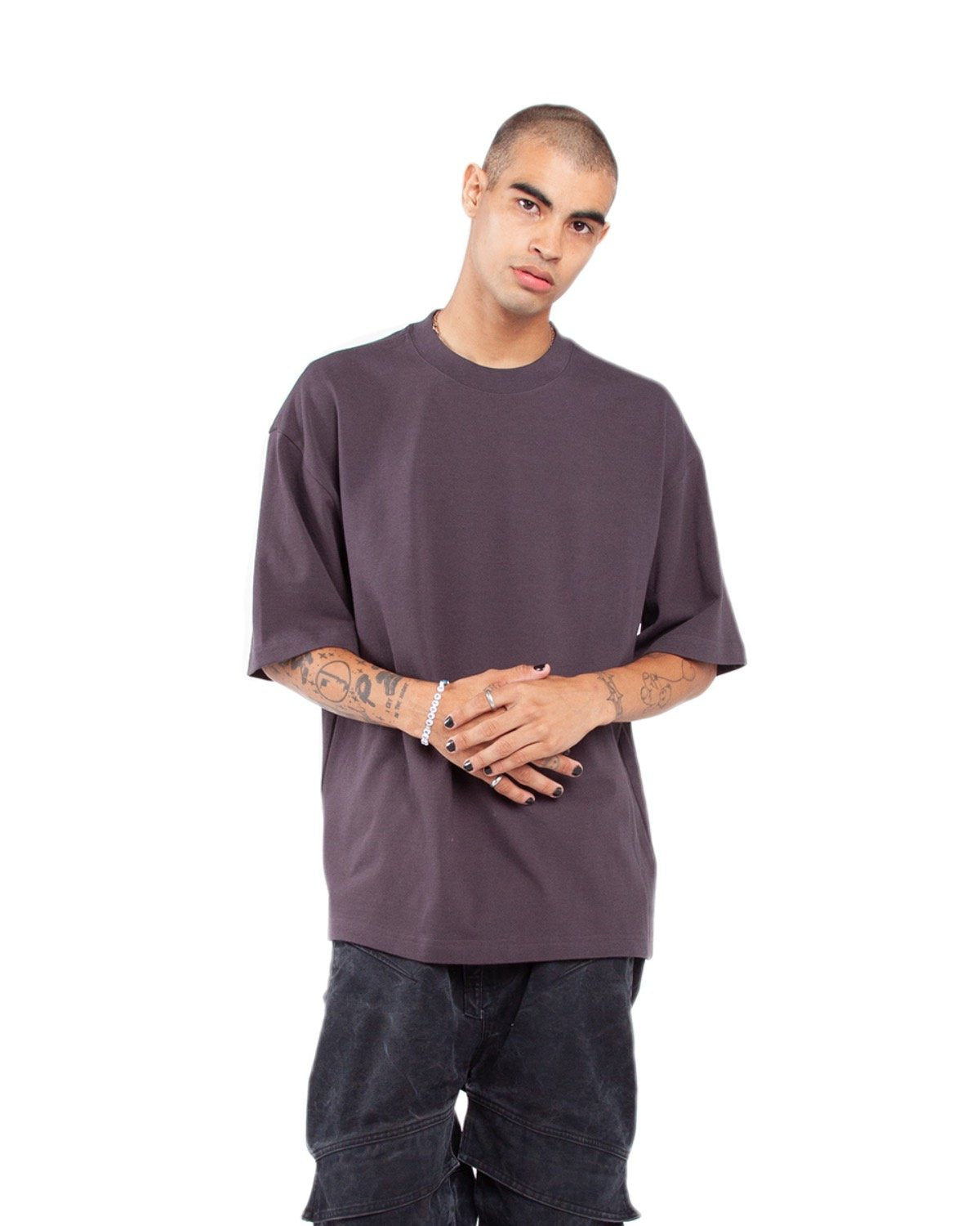 Shaka Wear Men's Garment Dyed Designer T-Shirt