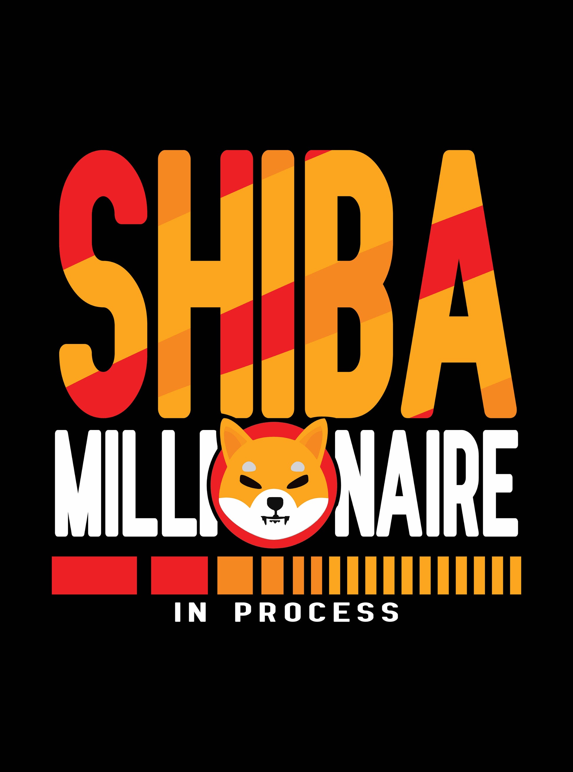 Shib Millionaire Ready To Press DTF Transfer