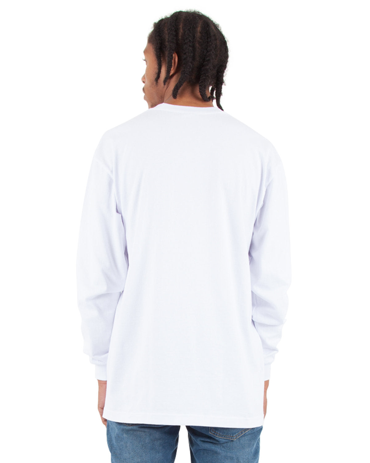 Shaka Wear Men's Tall Max Heavyweight Long-Sleeve T-Shirt