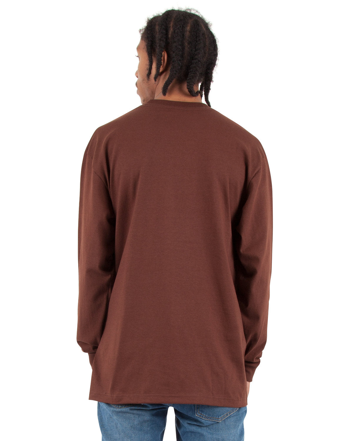 Shaka Wear Men's Tall Max Heavyweight Long-Sleeve T-Shirt