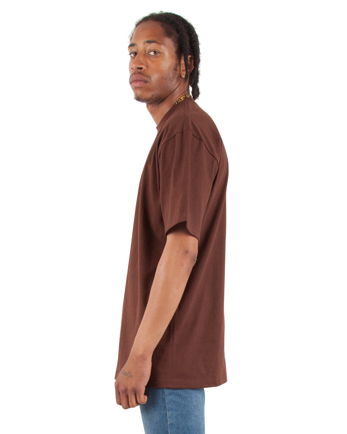 Shaka Wear Men's Tall Max Heavyweight Short-Sleeve T-Shirt