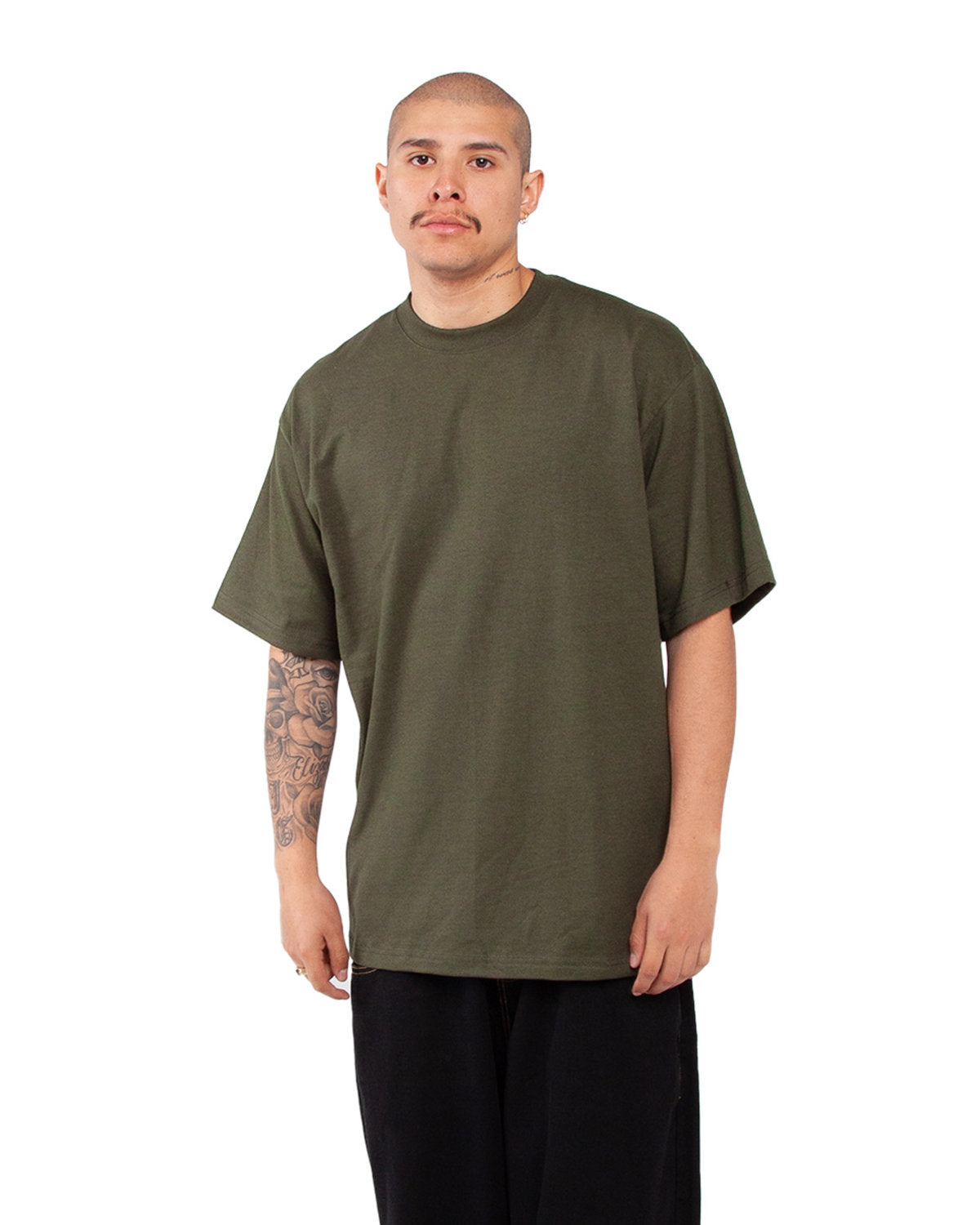 Shaka Wear Men's Tall Max Heavyweight Short-Sleeve T-Shirt