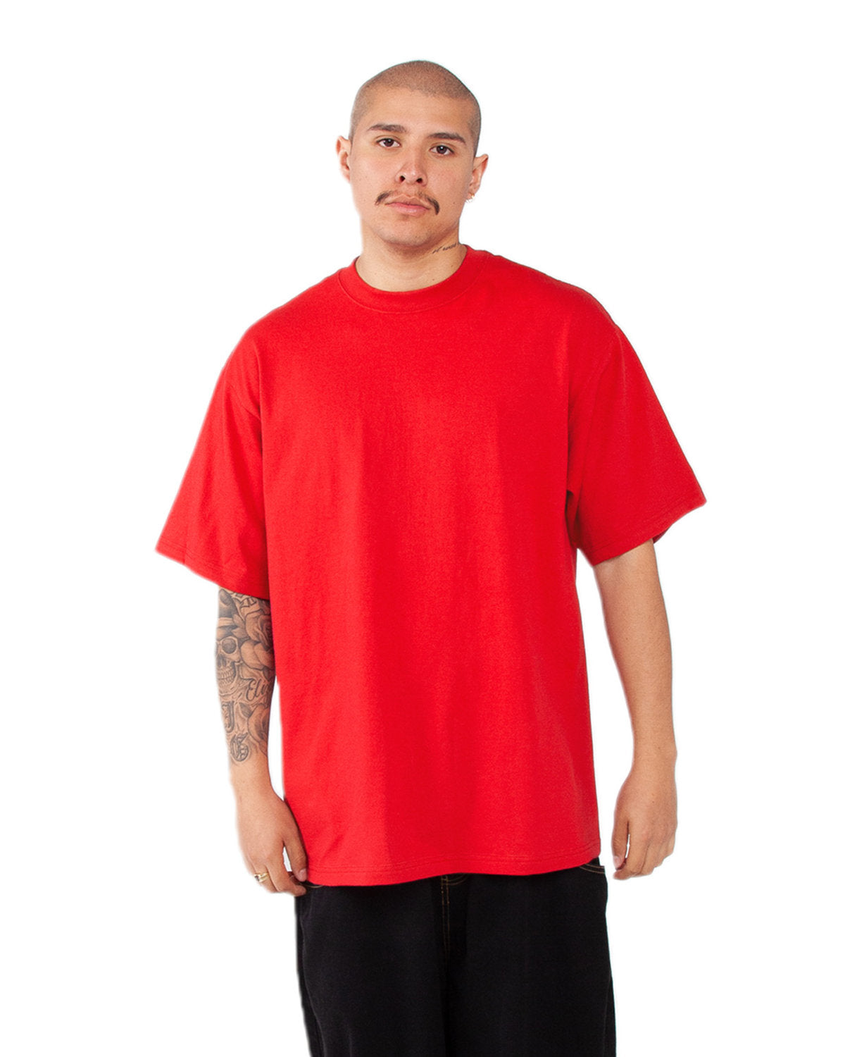 Shaka Wear Men's Tall Max Heavyweight Short-Sleeve T-Shirt