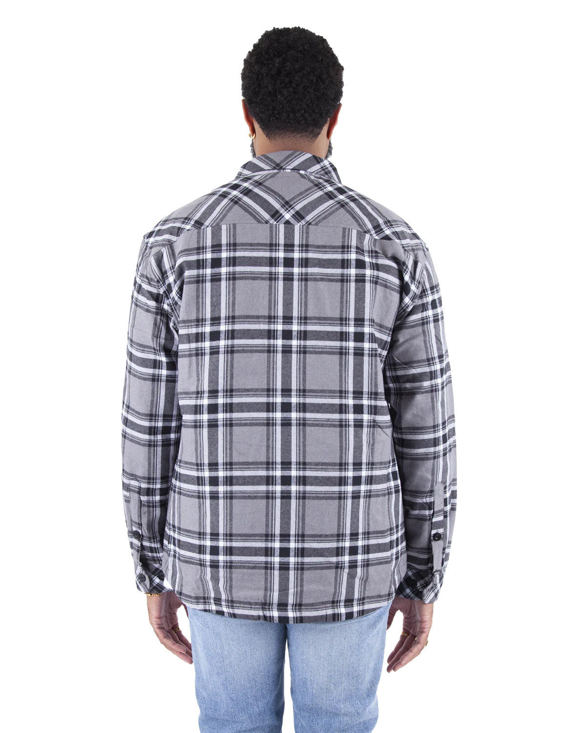 Shaka Wear Men's Plaid Flannel Jacket