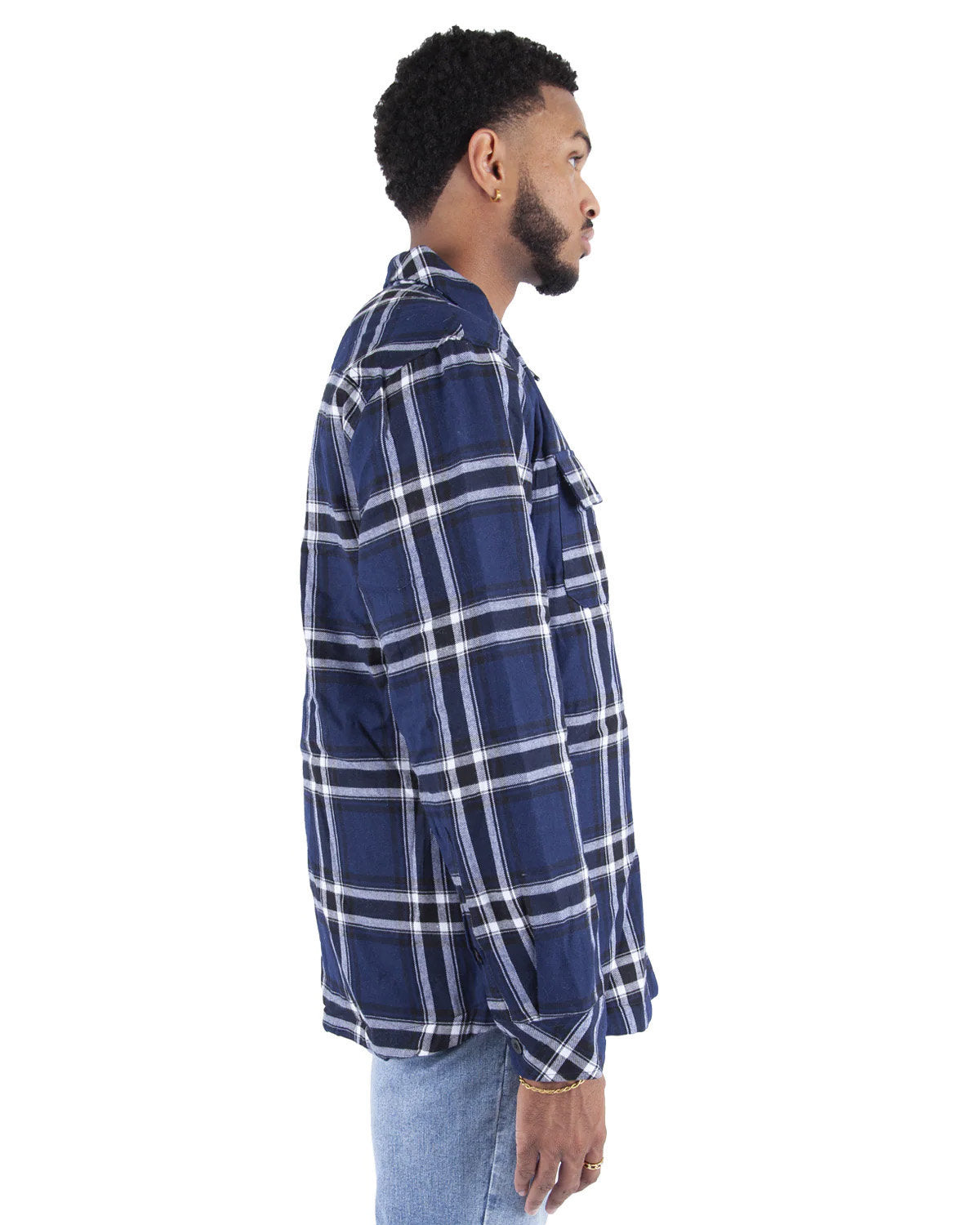 Shaka Wear Men's Plaid Flannel Jacket