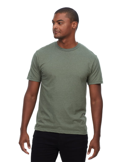 Threadfast Apparel Epic Unisex CVC T-Shirt HTH MILITARY GRN