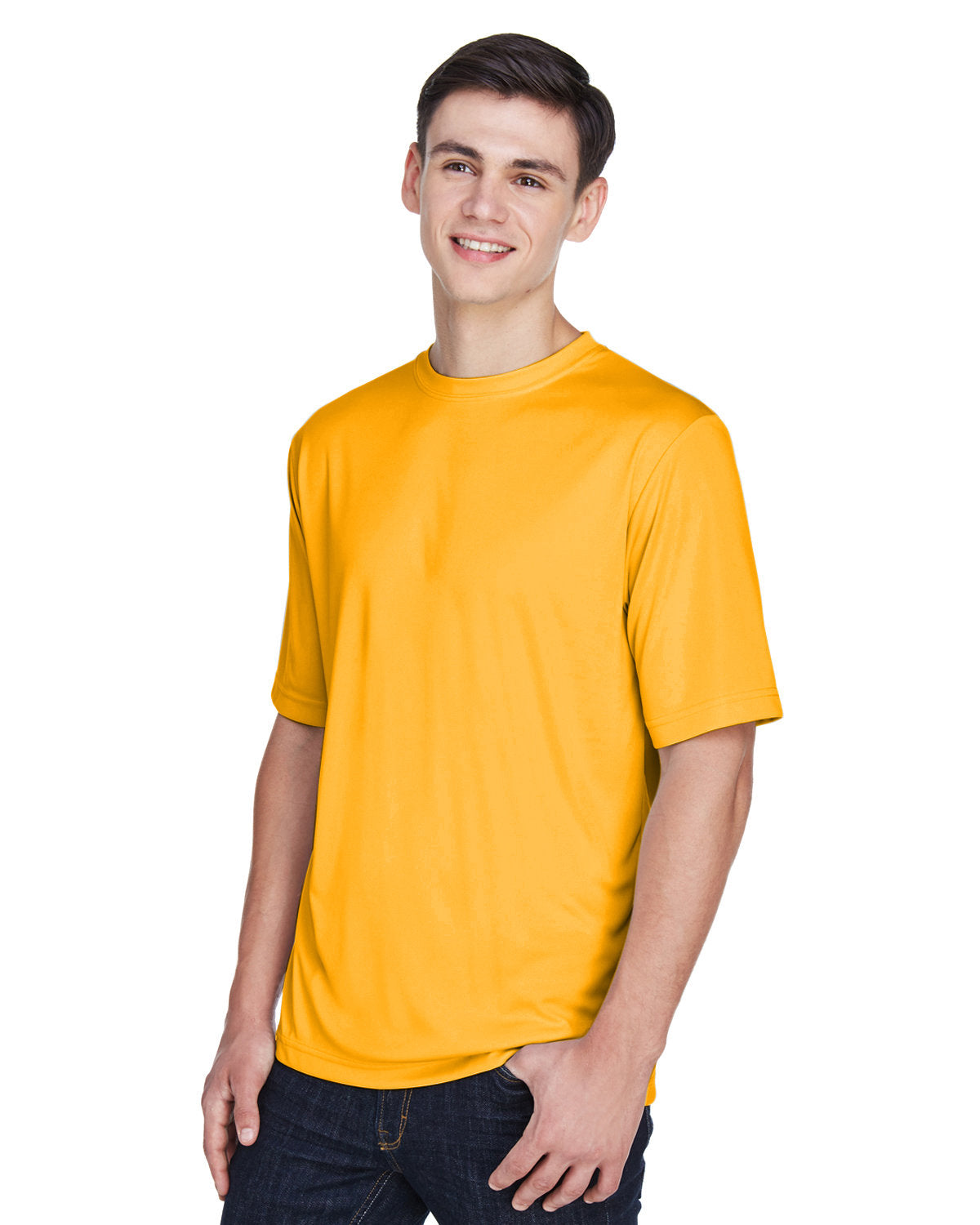 Team 365 Men's Zone Performance T-Shirt SP ATHLETIC GOLD