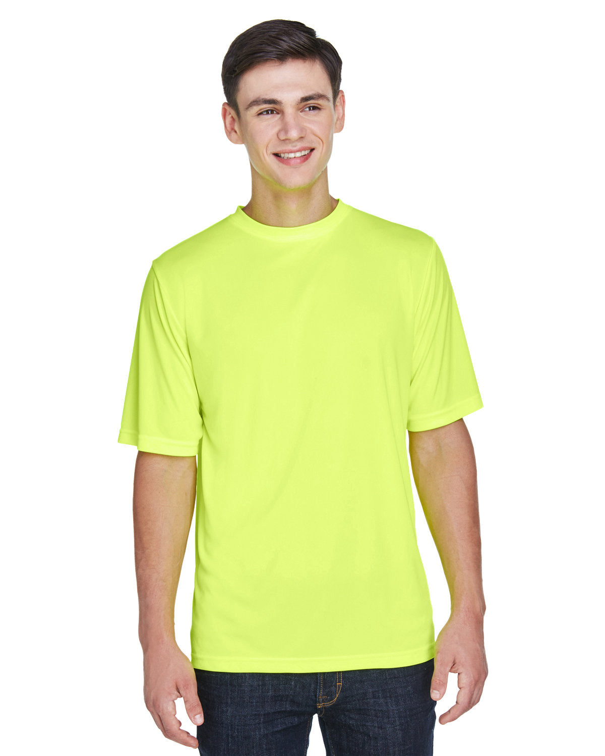 Team 365 Men's Zone Performance T-Shirt SAFETY YELLOW