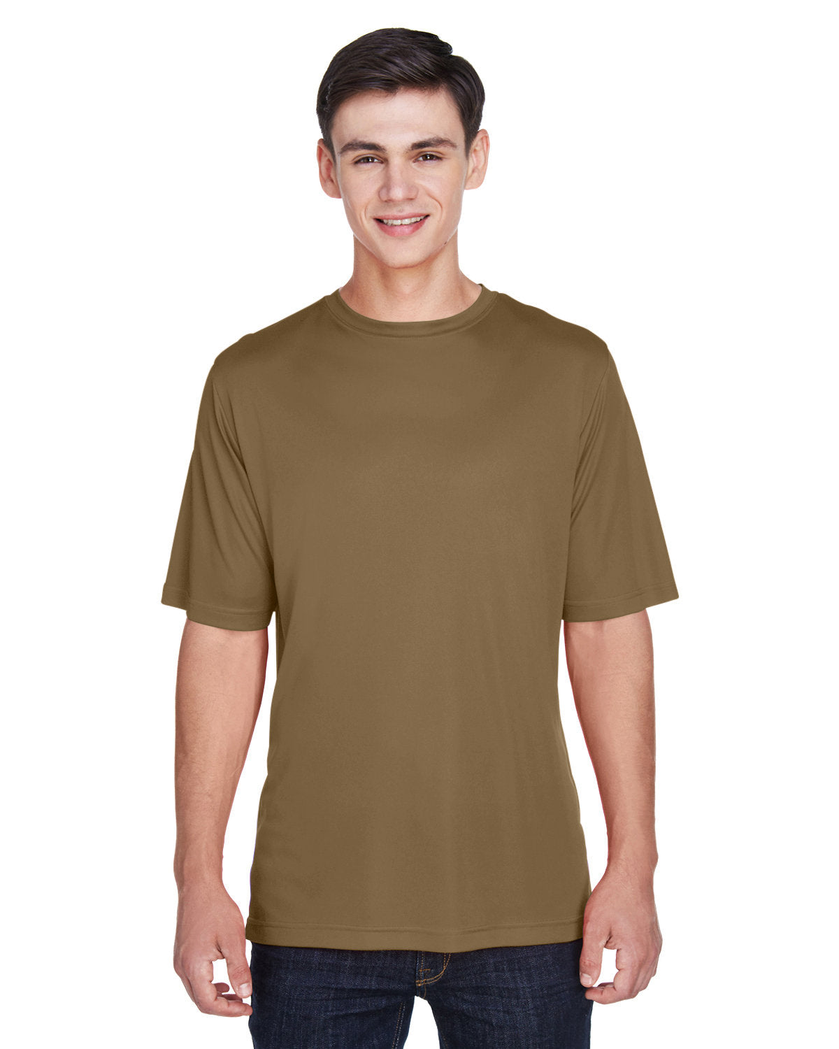 Team 365 Men's Zone Performance T-Shirt COYOTE BROWN