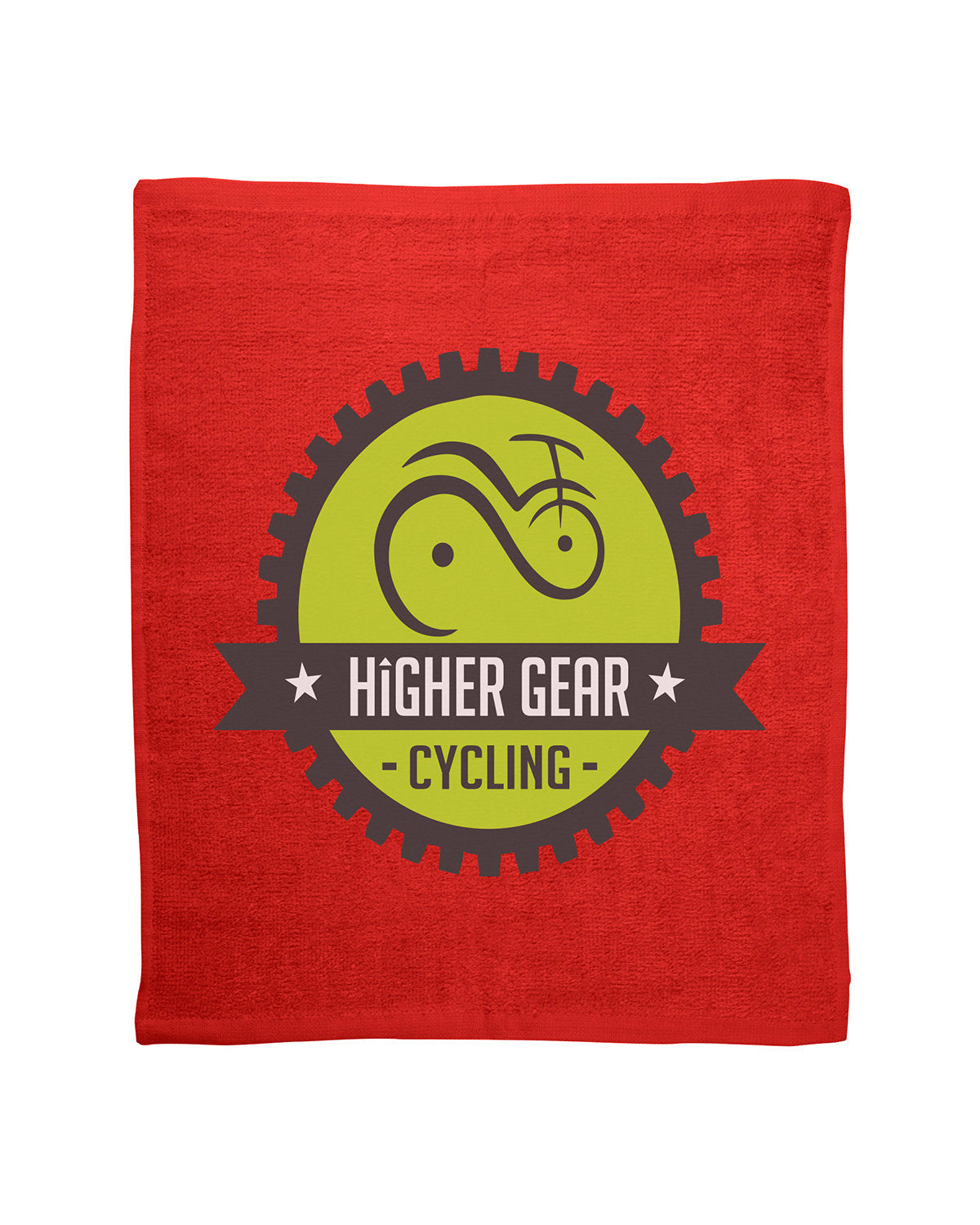 Prime Line Hemmed Cotton Rally Towel RED