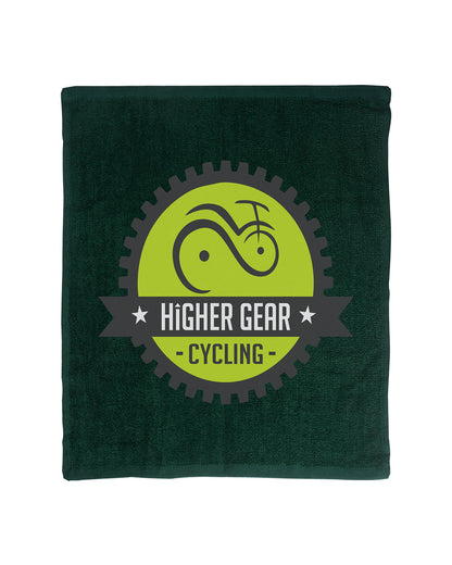 Prime Line Hemmed Cotton Rally Towel HUNTER GREEN