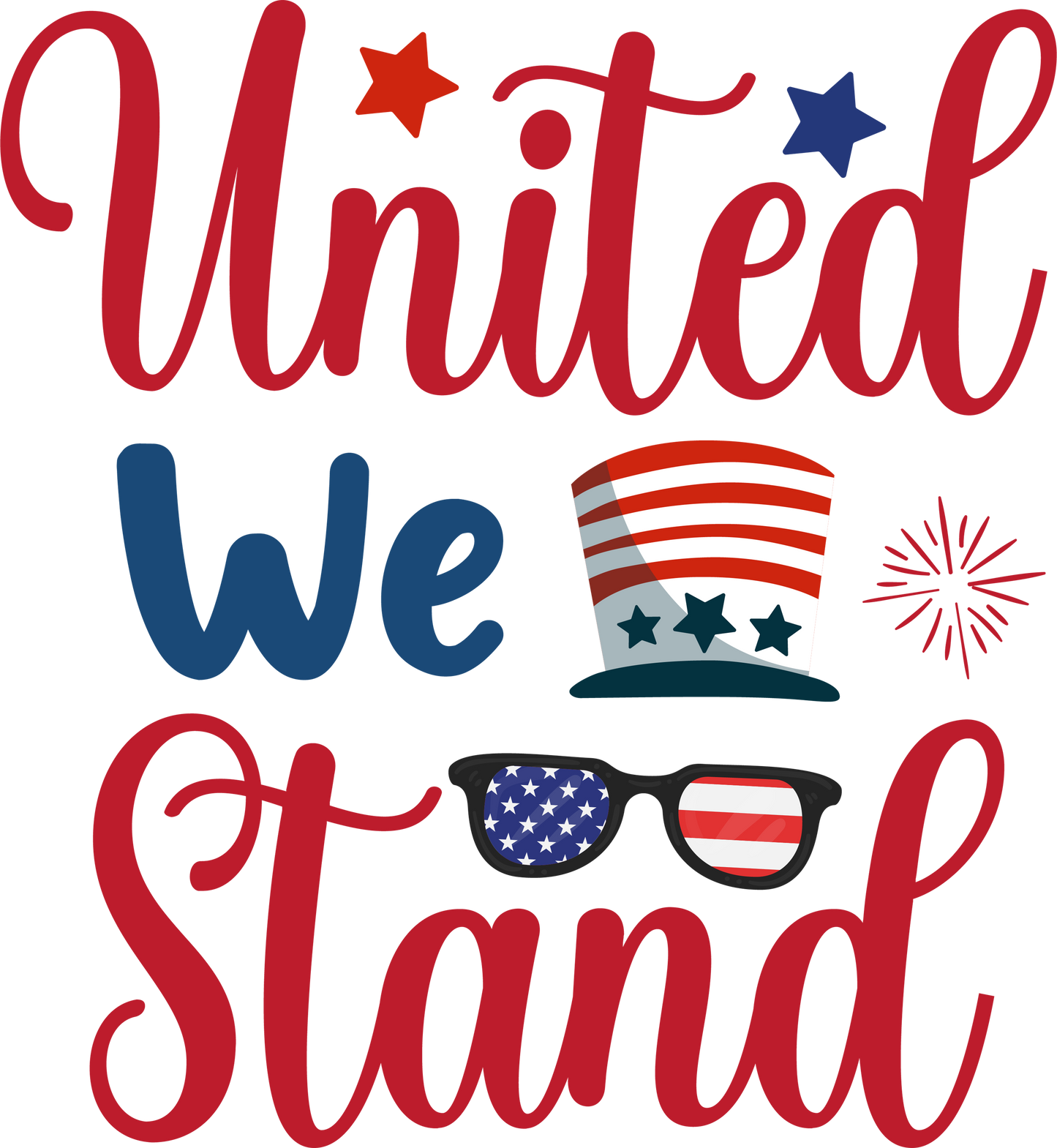 United We Stand - 1209 Ready to Press DTF Transfer